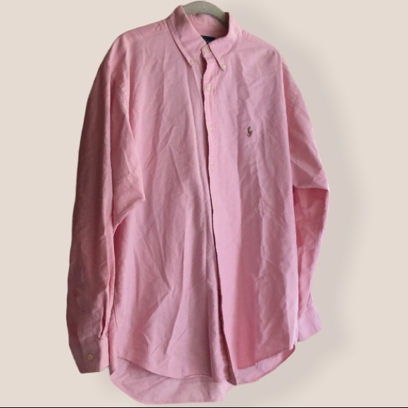 Ralph Lauren Other - Ralph Lauren Blake cotton pink button down shirt M